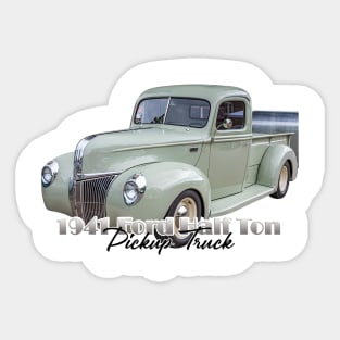 1941 Ford Half Ton Pickup Truck Sticker